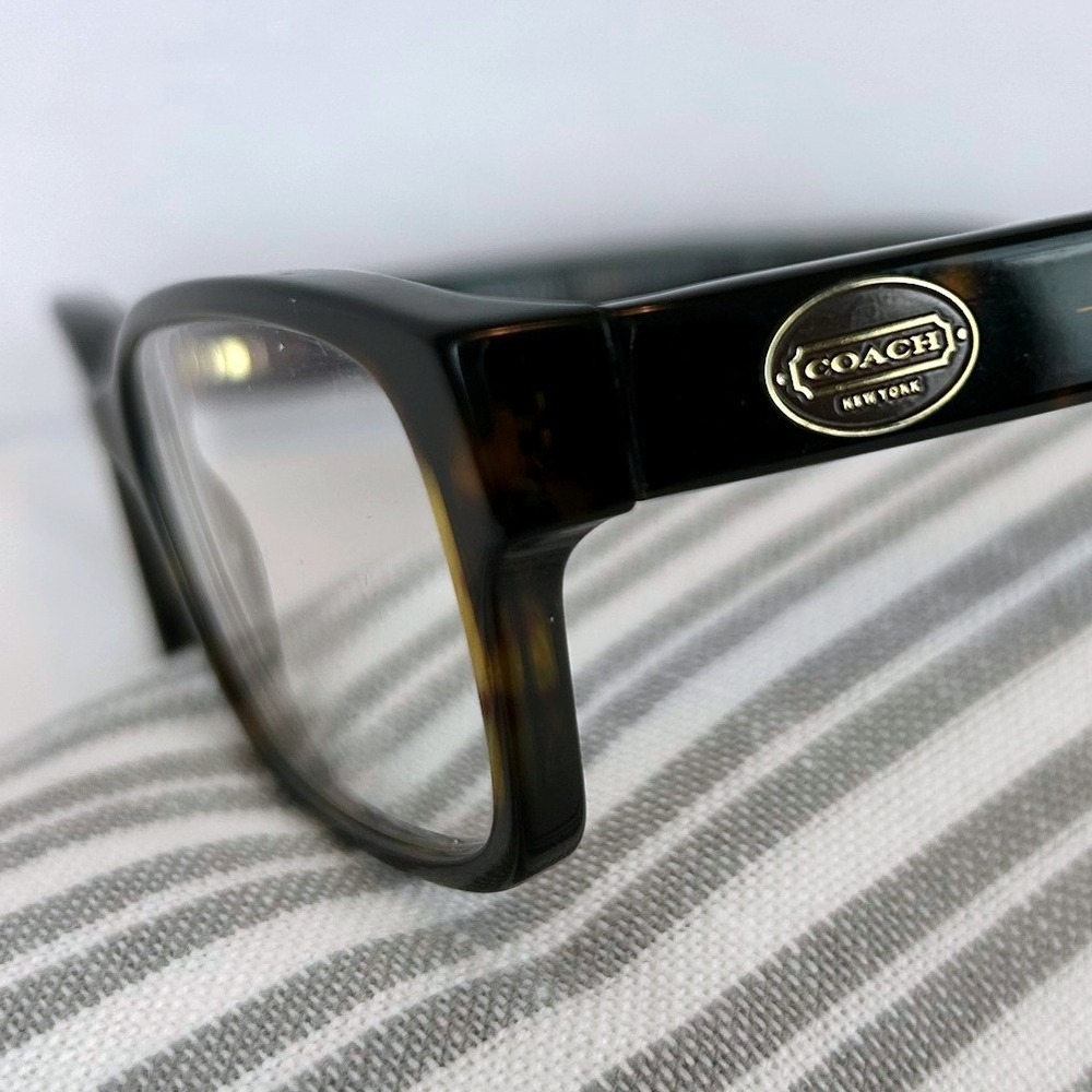 Coach Brooklyn HC 6040 Dark Tortoise Eyeglasses Frames 52-16-135 5001 - Picture 4 of 4